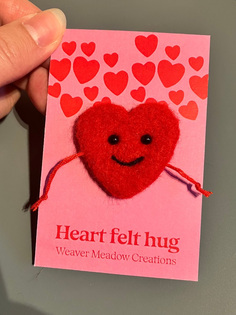 Heart Felt Hug Pin badge 