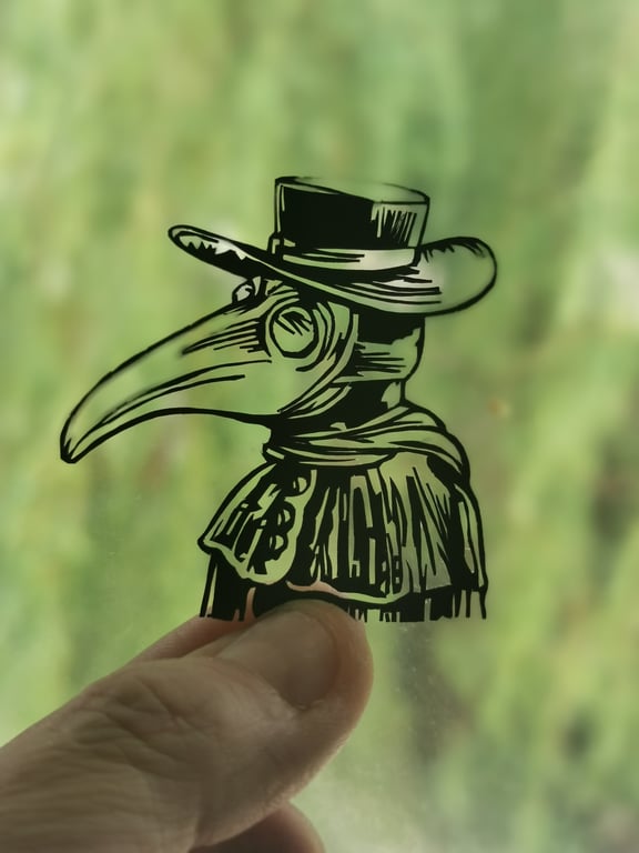 ACEO (Artist Collectors Edition Original) Miniature hand cut paper art OOAK