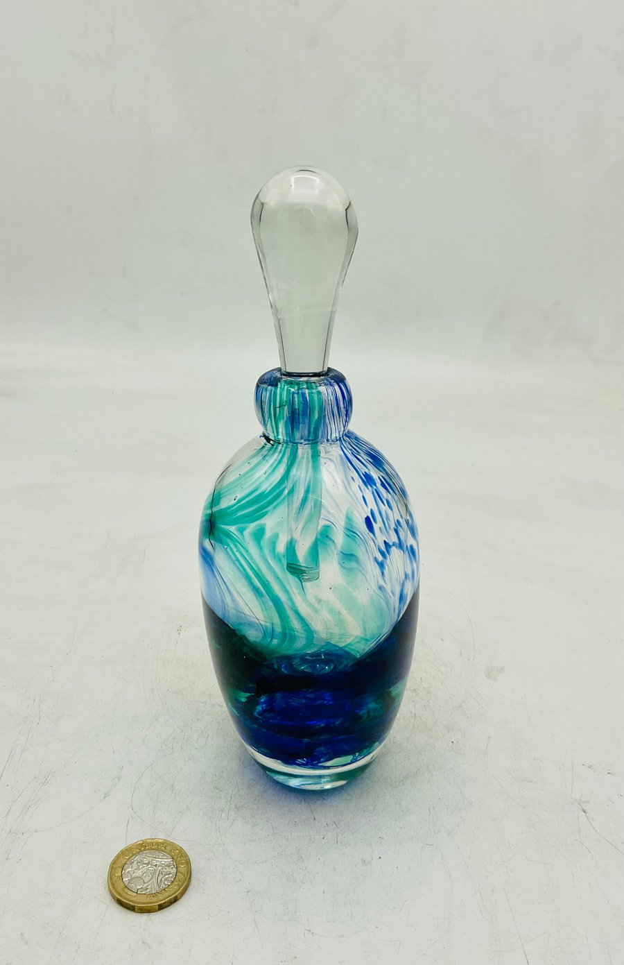 Blue Green Tidal Bottle