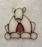 Stained Glass Stargazing Polar bear