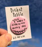 You make a difference every day Teacher Teaching Assistant Gift Pocket Pebble