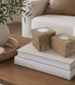 Set of 2 Wooden Tealight Holders - Upcycled Smooth Reclaimed Pallet Blocks - Image 4