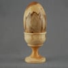 Exceptional Yew Egg with Stand