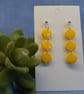 Triple Circle Dangle Earrings - Image 1