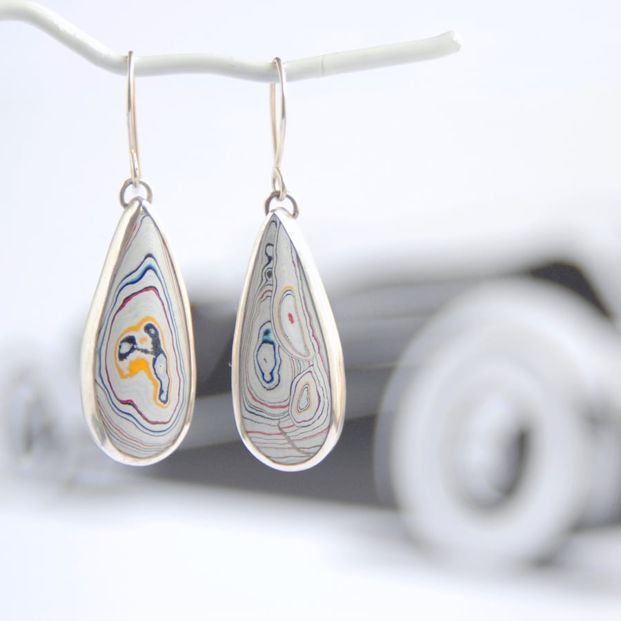 Hazelwood fordite earrings