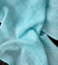 Waffle Linen Towel Aqua Blue  - Image 5