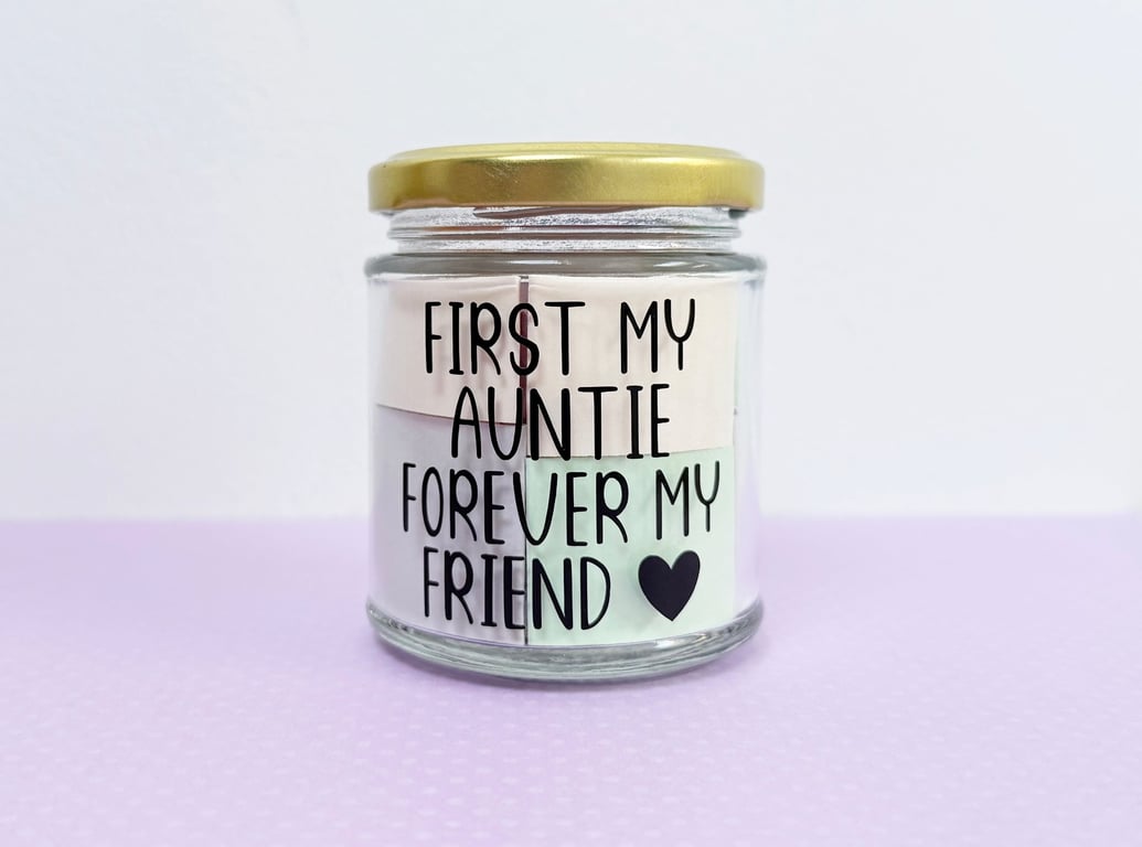 Auntie Quote Jar, 31 Quotes, Gifts Presents for Aunties, Aunts, Aunty