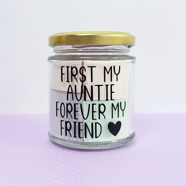 Auntie Quote Jar, 31 Quotes, Gifts Presents for Aunties, Aunts, Aunty