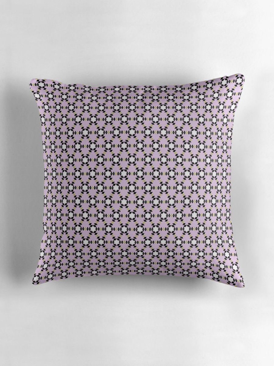 Pink Geometric Cushion Cover 16 inch