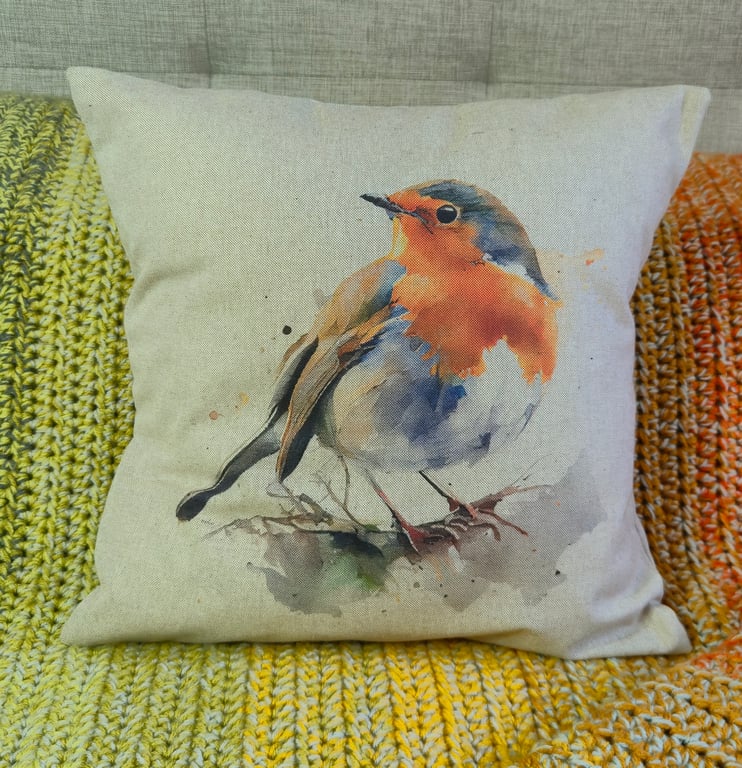 Robin Cushion - Option 6 (6 Designs Available)
