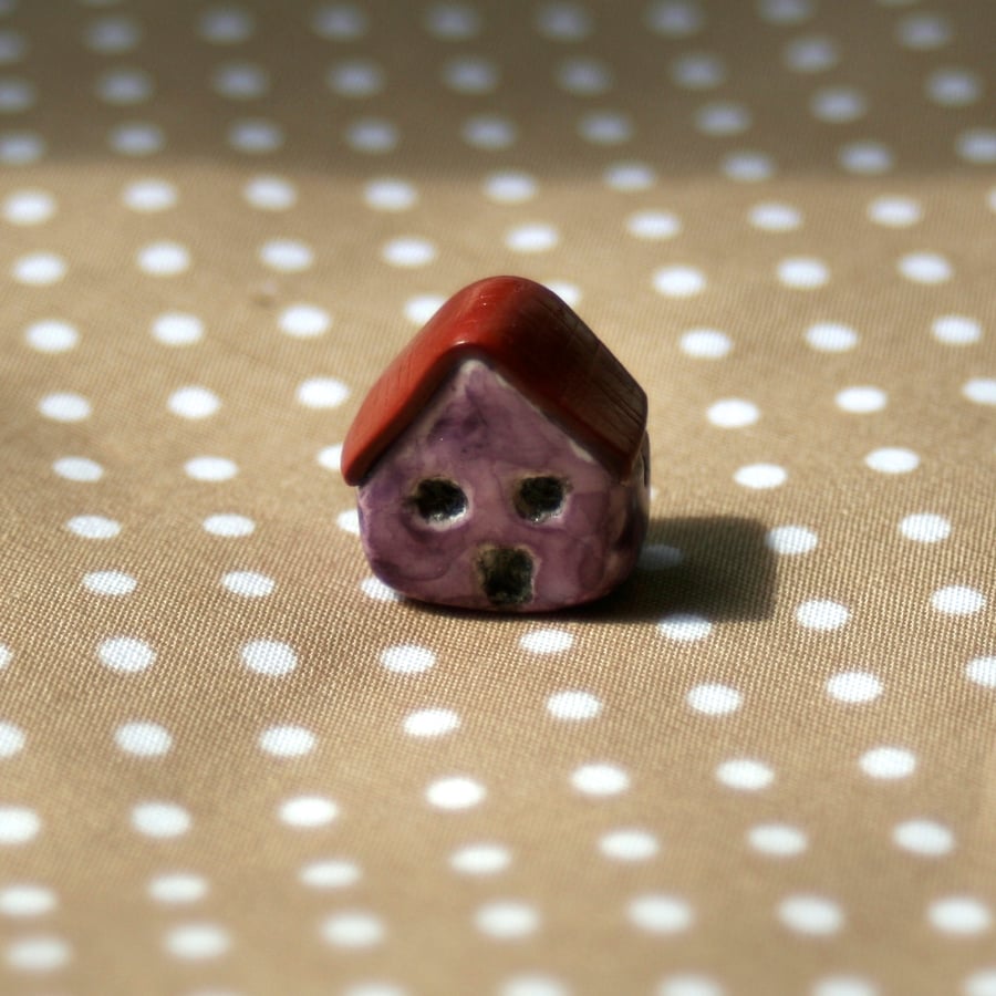 Purple Country Cottage Bead