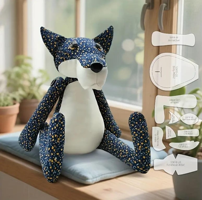 Wolf Acrylic Sewing Templates 15"