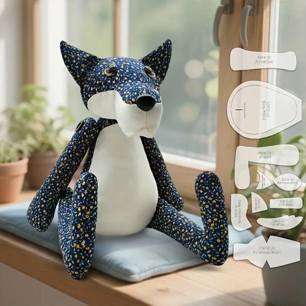 Wolf Acrylic Sewing Templates 13"