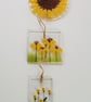 Fused Glass Sunflower Suncatcher: Handmade Garden & Patio Decor - Image 6