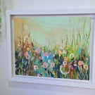 'They had a gentle life' Original mixed medium painting 