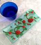 Handmade Fused Glass Curved Free Standing Roses Picture - Floral Suncatcher - Image 9