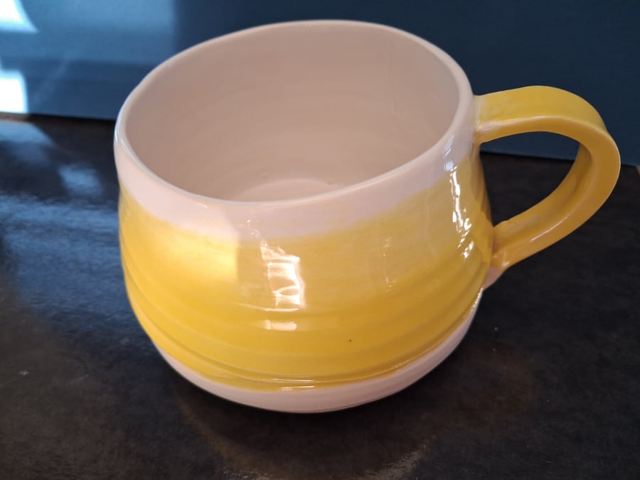 Unique handmade ceramic mug