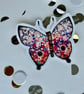 Art Sticker Butterfly Nature Insect Matt vinyl Waterproof Artwork  - Image 3