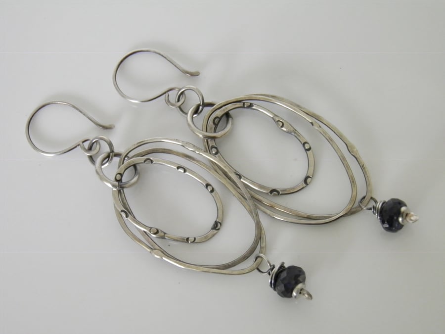Sterling Silver Gemstone Earrings 