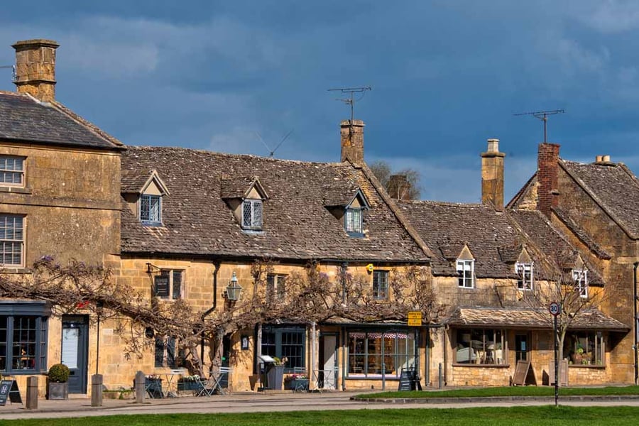 Broadway High Street Cotswolds Worcestershire UK Photograph Print