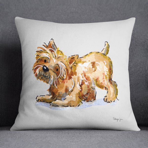 Cairn Terrier Playing Cushion