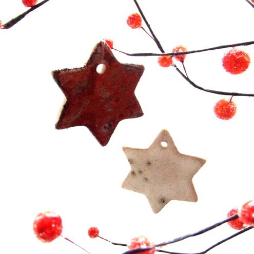 Ceramic Star Decorations