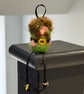 Small Felted Leprechaun Decoration or Keyring.