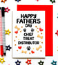 Dog Dad Father's Day Card, Chief Treat Distributor