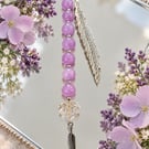 Lavender Amethyst Feather Bookmark (Peace, Calm & Balance)
