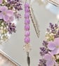 Lavender Amethyst Feather Bookmark (Peace, Calm & Balance)