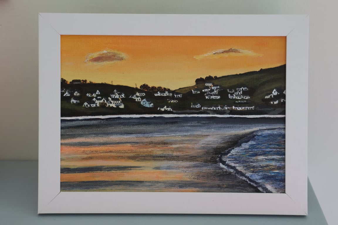 Golden Hour Sunset on Narin Strand