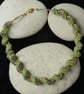 Dutch Spiral Necklace in Shades of Green - Image 2