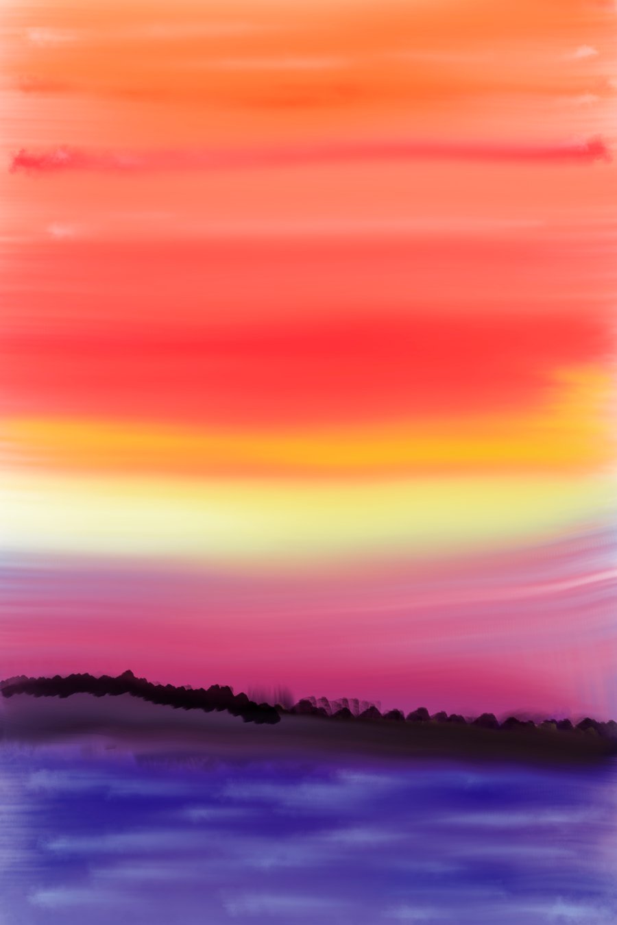 The End of Summer - A High Quality Rolled Canvas Print