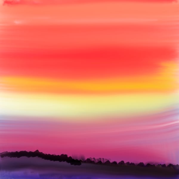 The End of Summer - A High Quality Rolled Canvas Print