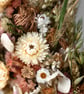 Handmade dried flower natural creamy blush rustic wreath - Image 4