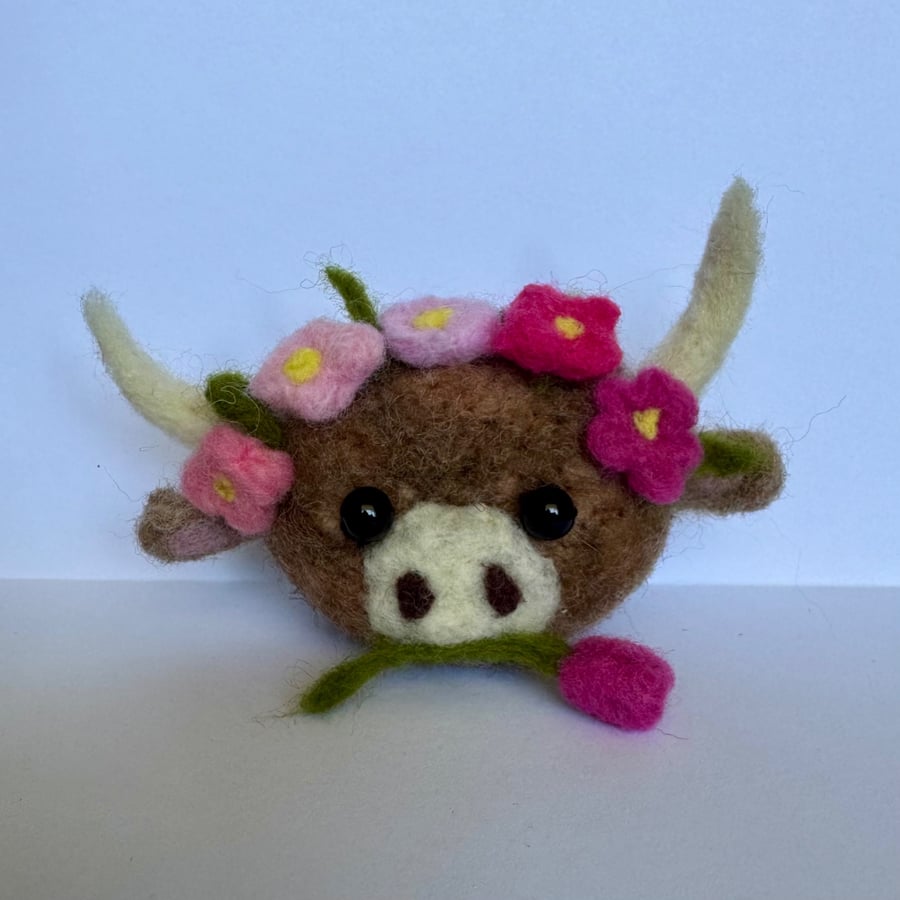Heidi the Highland Cow - cute desk buddy