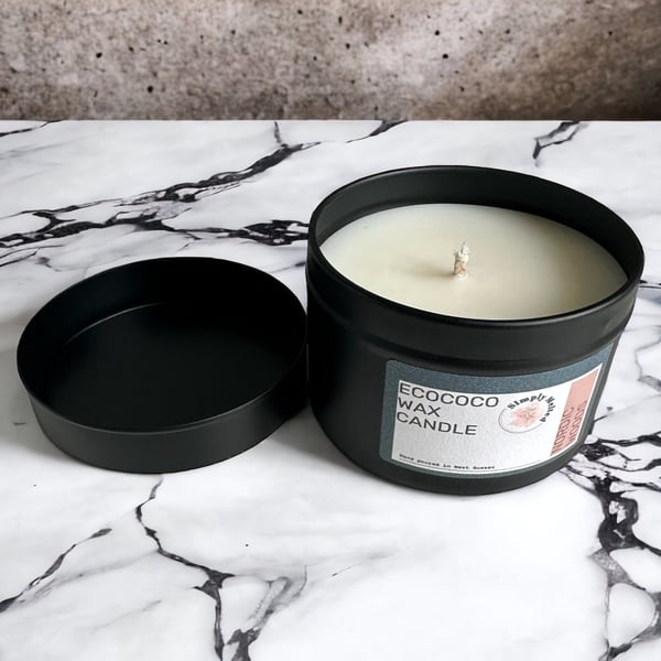 Nordic Woods Tin Candle Made From Coconut Wax, These Tins Make The Perfect Small
