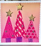 Pink Christmas Card