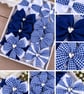 Sophia's Handmade 8-Piece School Sets-Navy Blue & White