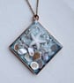 Seaside Treasure Resin Necklace – Starfish & Natural Shell Fragments