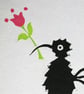 Handprinted Flower Stork Card - Image 8