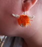 Highland cow earrings, crochet gift for women girls, Scottish present jewellery  - Image 4