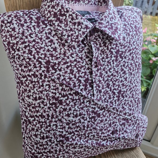 Large Memory Tribute Complete Cushion Handmade Using The Clothing of a Loved One