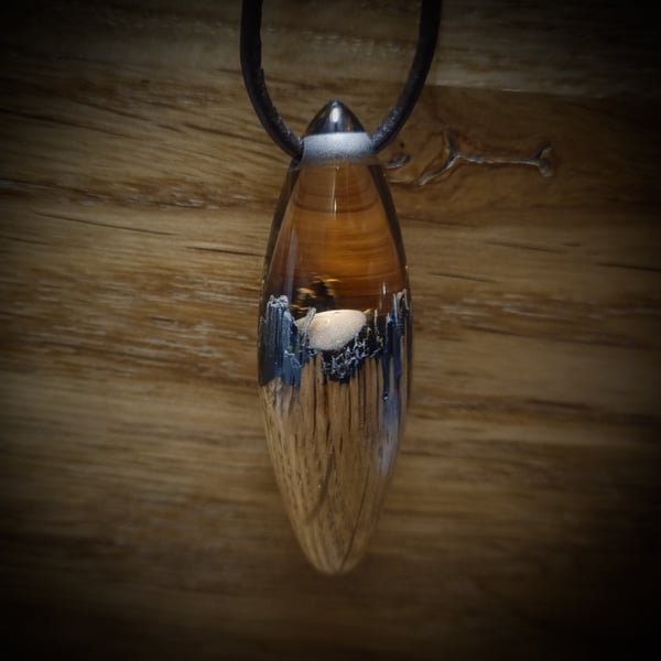 UFO Crash Pendant in Agate