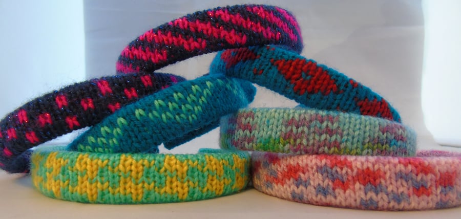 Knitted Hairdbands - Patterned