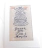 A Personalised Petit Point Wedding Card - Image 3