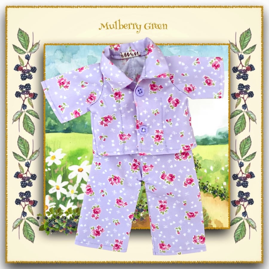 Lavender Rosebud Pyjamas
