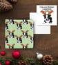 Boston Terrier Dog Christmas wrapping paper - Image 4
