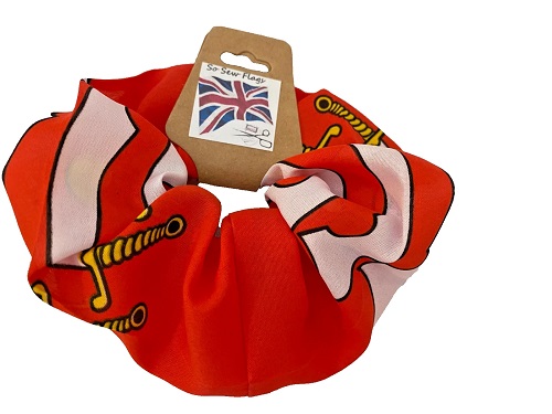 Middlesex British County Flag Hair Scrunchie Scrunchies Accessory Band Elastic