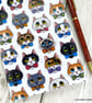 A6 Dapper Cat Notebook - Bow ties - Image 3